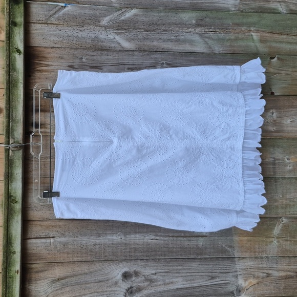 Tribal Size 14 White 100% Cotton Skirt - Picture 7 of 17